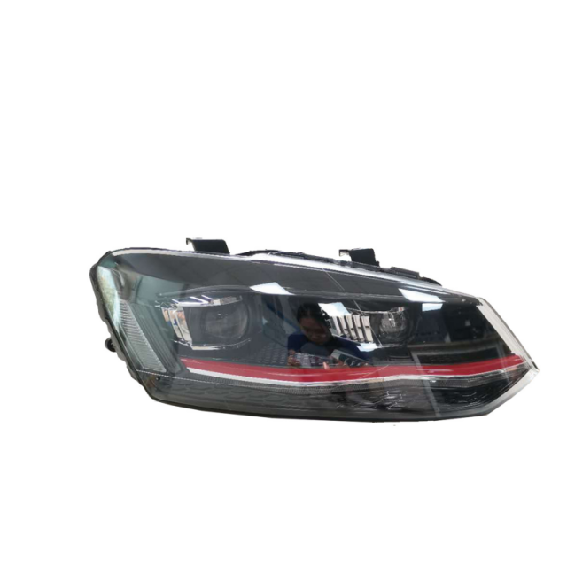 New product Auto cars LED headlight Lens assembly plus day tuning headlight for V W polo 2018-2020 used for POLO change to GTI
