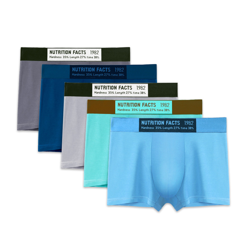 Low Moq Wholesale Plain Color Sexy Comfortable Breathable Men Shorts Men's Boxer & Briefs Men Underwear