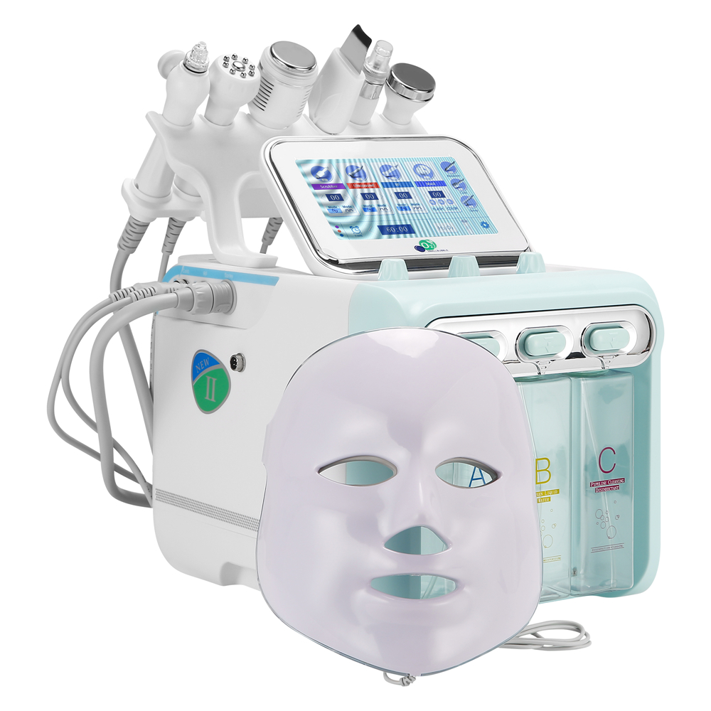 7 In 1 H2O2 Water Oxygen Jet Peel Hydra Beauty skin Cleansing Hydra Dermabrasion facial Machine Microdermabrasion Aqua Peeling