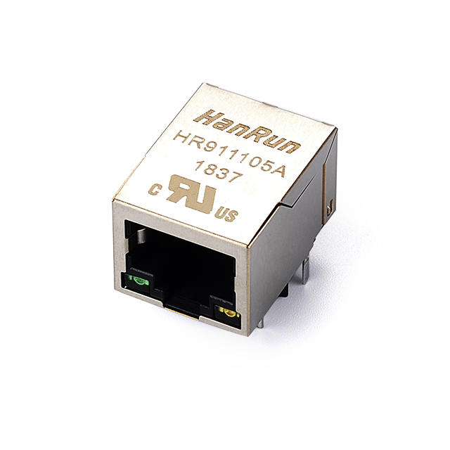 Соединитель RJ45 HanRun HR911105A RJ45 Однопортовый проводной кабель гнездовой разъем