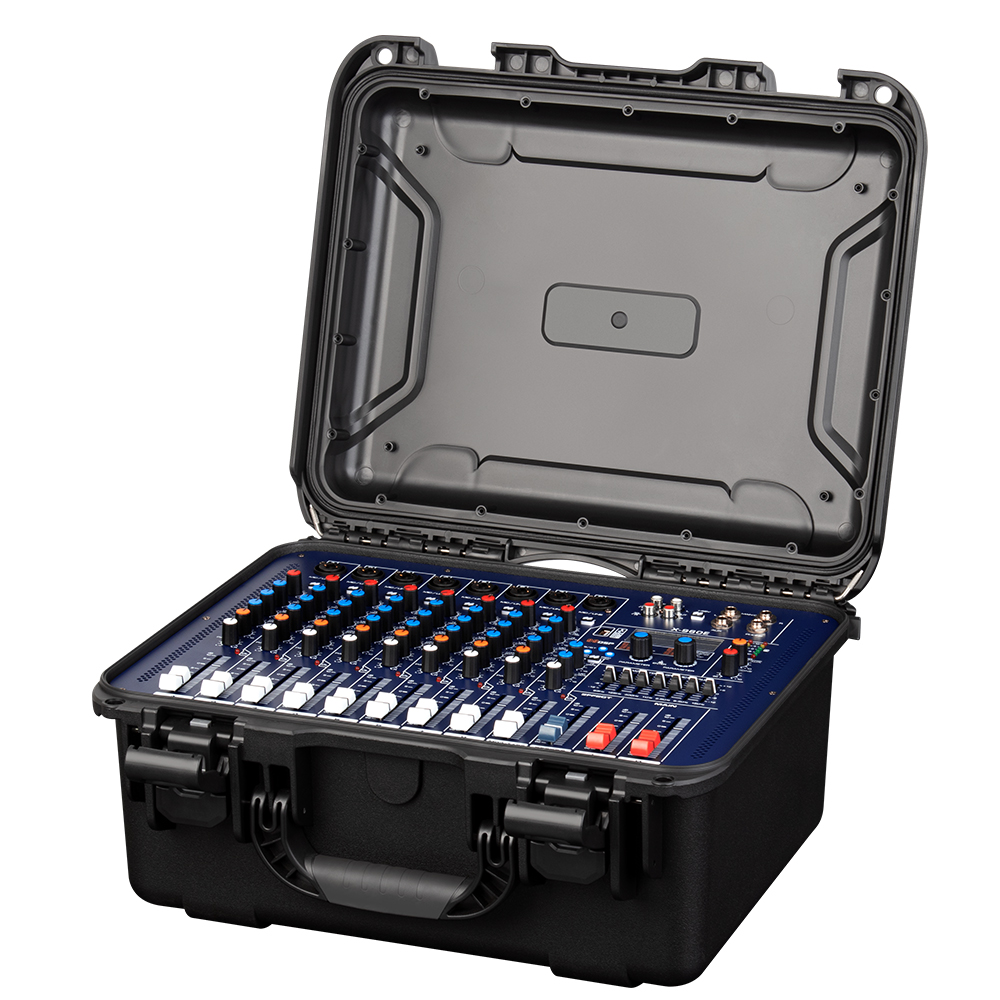 Biner-GT10 Professional Built-в Digital Effects, 8 Channel Amplifier Console одной модели, но не менее 500W Powered Audio Mixer, 99 Digital Effects с Aviation Case