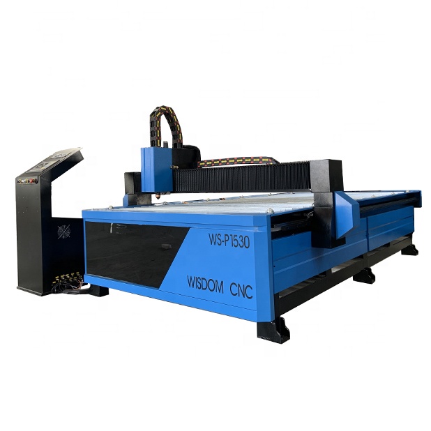 WS-P1530 steel iron door plate metal sheet cnc plasma cutting machine