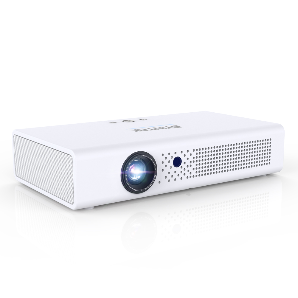Фабричный BYINTEK R19 mini smart Portable 3D 4K DLP android 1080P проектор для дома
