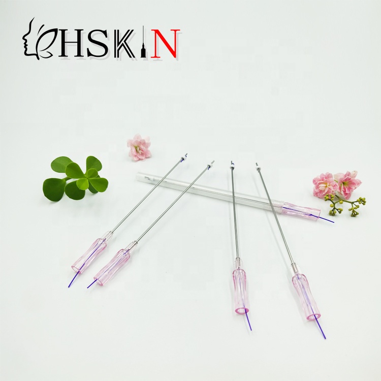 Cog 3d L Blunt 21 г * 100 мм нить Pdo Лифт иглы hskinlift хирургические шовные иглы