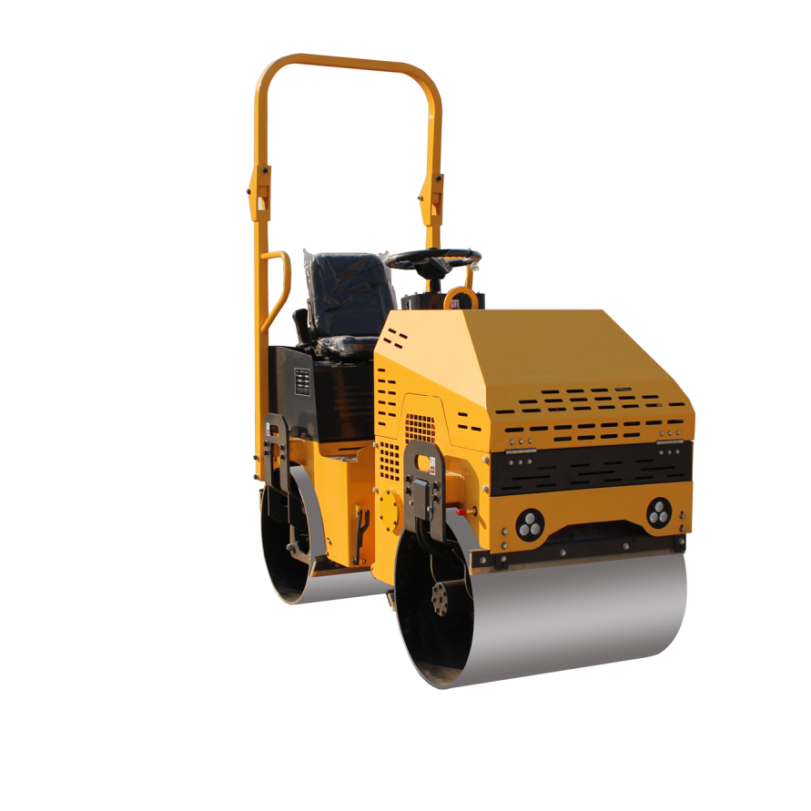 1t Briggs & Stratton, полный гидравлический Вибрационный тандемный дорожный каток, асфальтоукладка