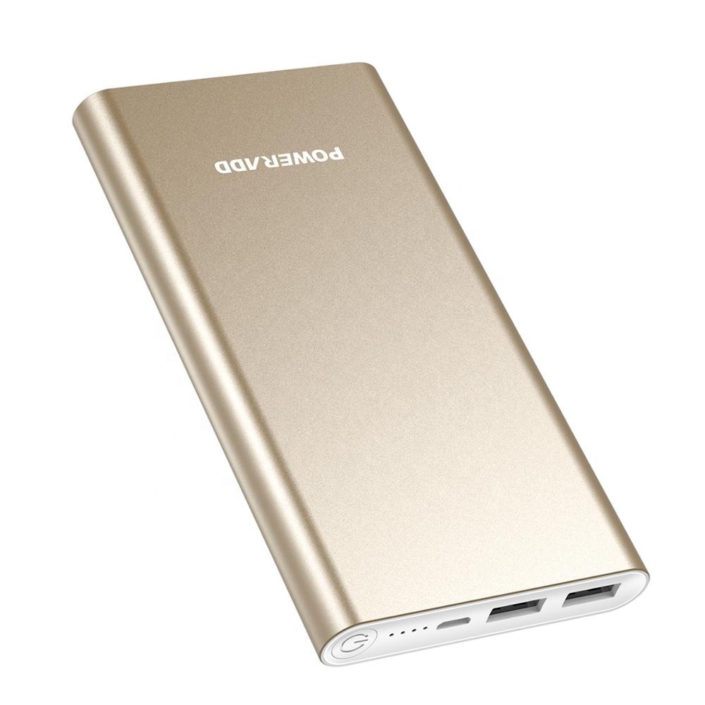 Poweradd большой емкости двойной USB порт 3.4A 10000 мАч Быстрая зарядка внешних аккумуляторов с CE/FCC/ROHS/PSE для смартфонов