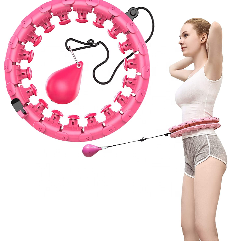 Wholesale Counter Digital Sport Waist Massage Fitness Weighted Smart Hula Ring Hoop
