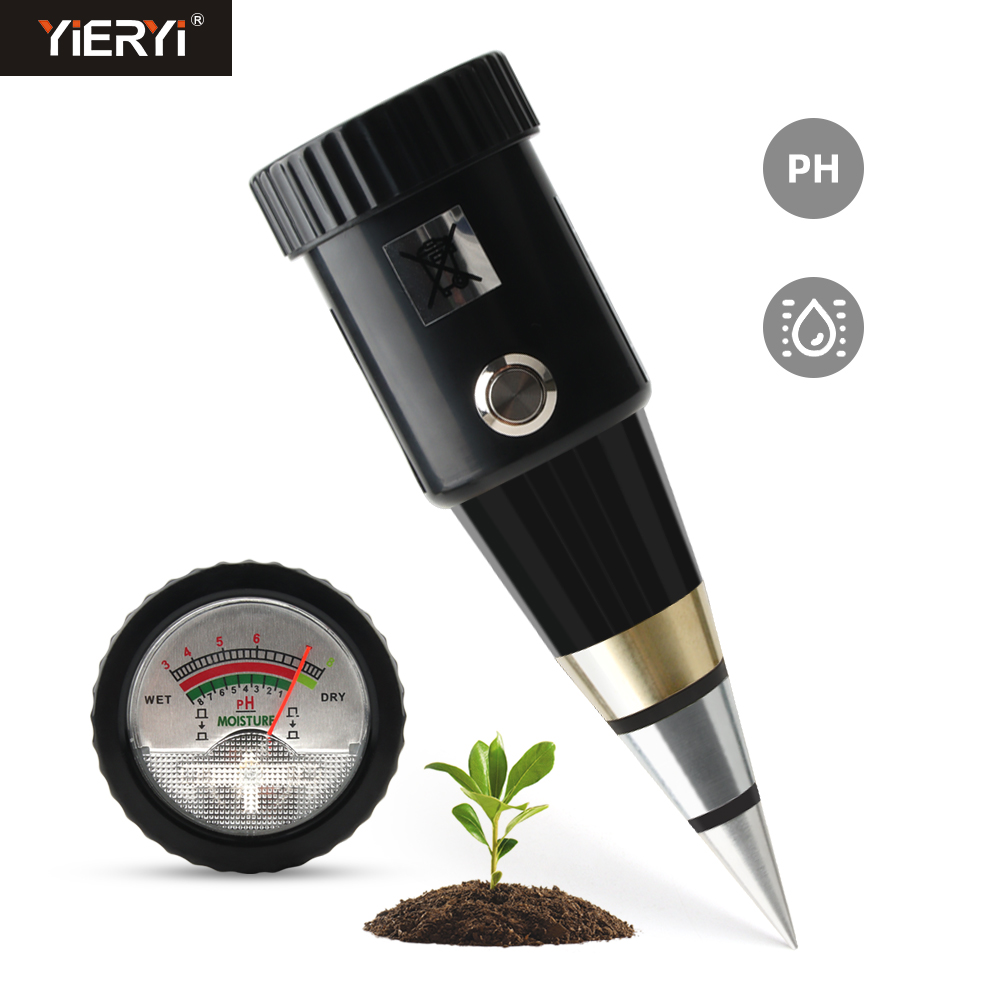 Handheld Digital Soil Moisture PH Meter Soil detector Vineyards Orchards Planters Lawn Gardens agriculture