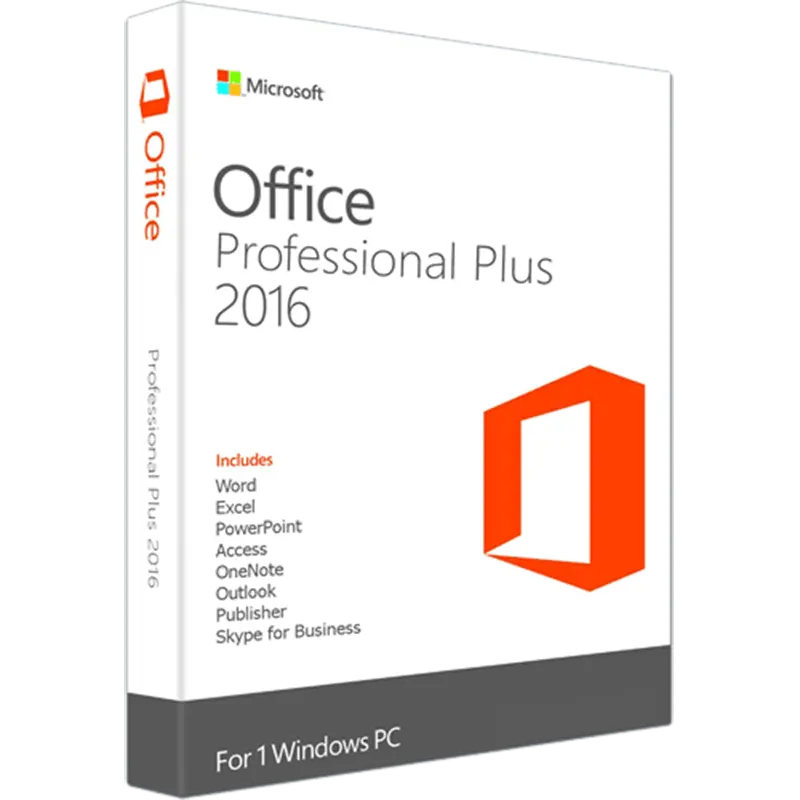 Microsoft Office Professional plus 2016 for Windows Key 100% Online Activation