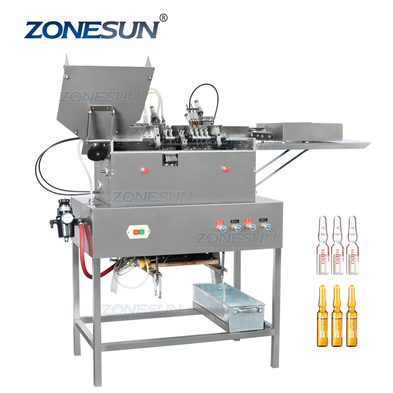 ZONESUN ZS-FSABS автоматическая двойная головка 2 мл машина для наполнения жидких стеклянных ампул