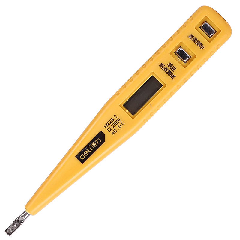12-250vtest pencil LCD display ABS material Used to detect daily electrical faults or other circuit problems