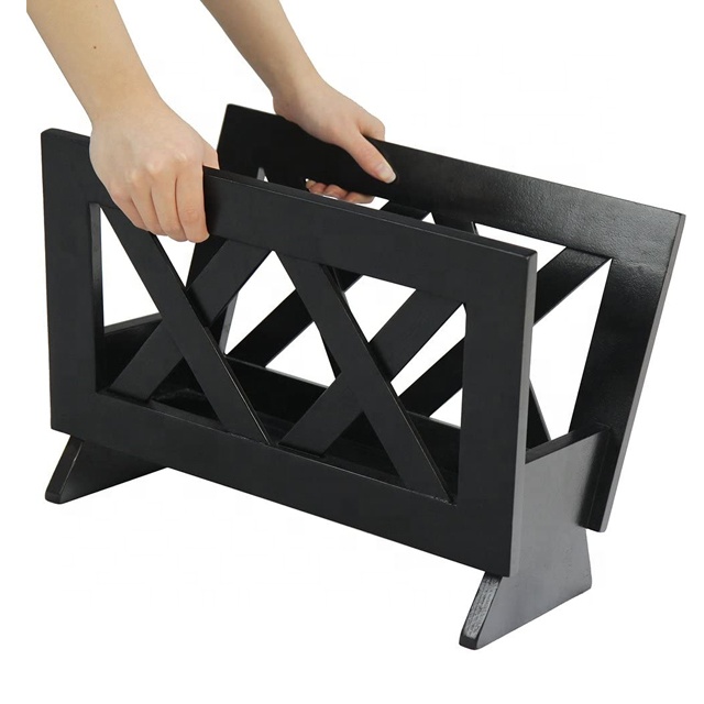Magazine Rack Mahogany Finish
