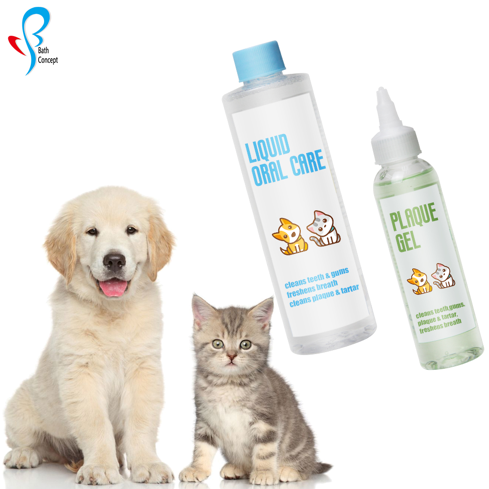 15 year Factory experience wholesale Breath Freshener Reducing Dental Plaque Build-Up whitening Dog Dental liquid