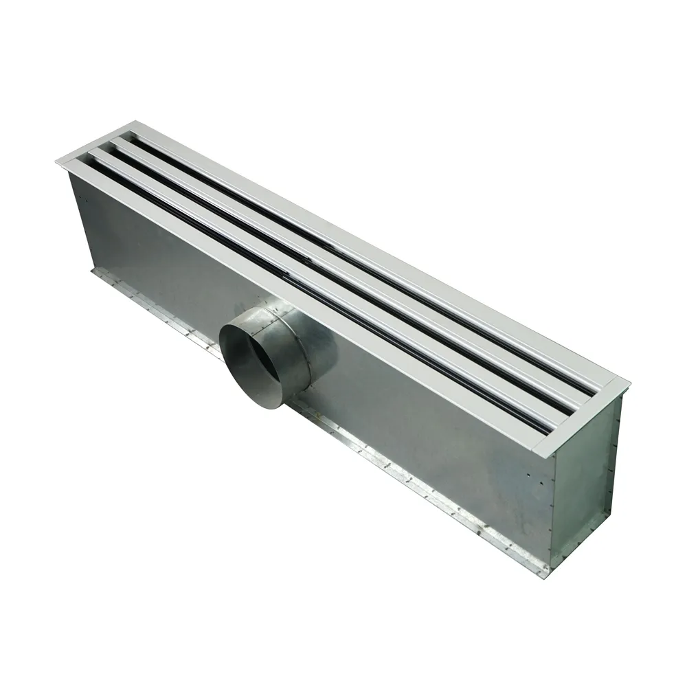 Linear slot diffuser with plenum box(PB-LSD)