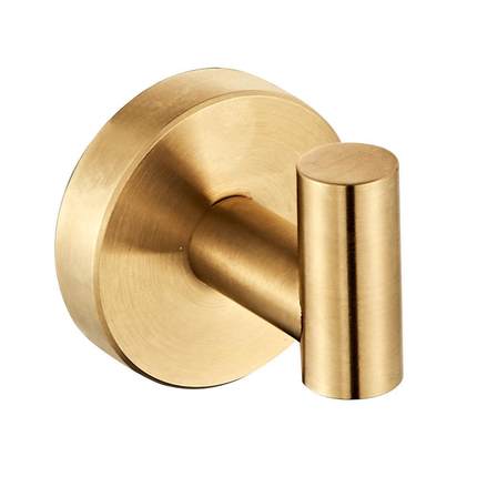 Amazon Hot Sale 304 Stainless Steel Bathroom Accessories Gold Towel Hook robe hook