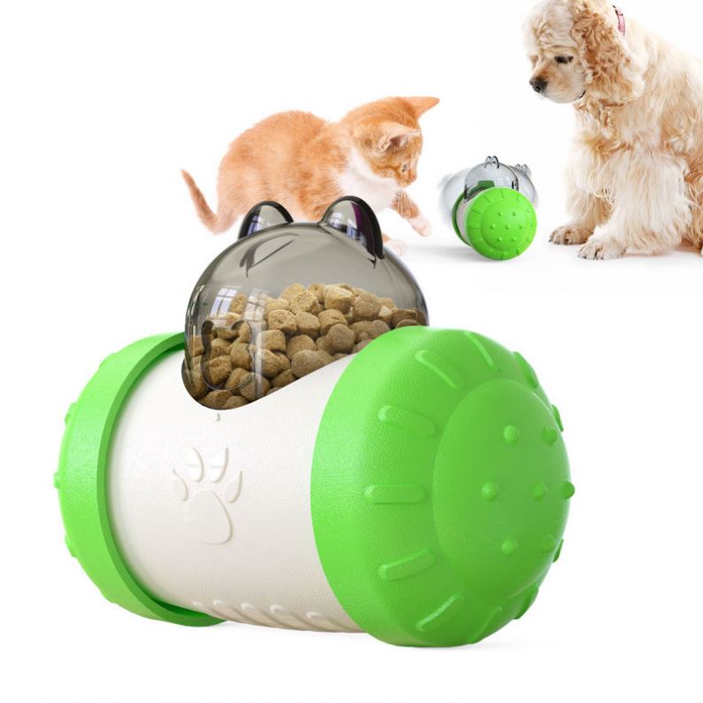 Dog Toy Ball Bite Resistant Toy Ball,Dog Pet Food Treat Feeder for Pet Dogs Puppy Cat