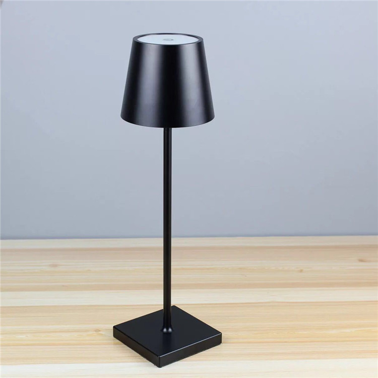 new product USB rechargeable battery desk lamp restaurant bar decorative lights outdoor LED dimmable modern cordless table lamp