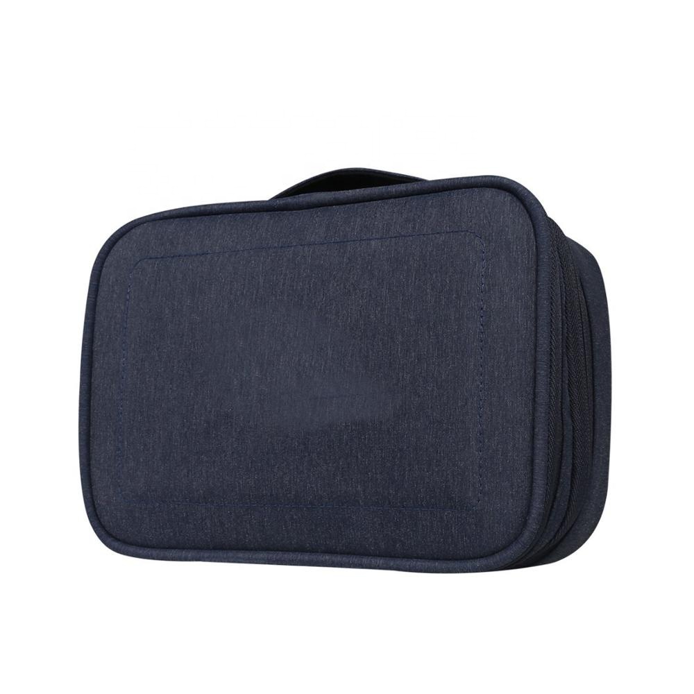 Portable Waterproof Travel Cable Organizer Storage Bag Electronics Accessories Carrying Case Pouch For Laptop Stuffs