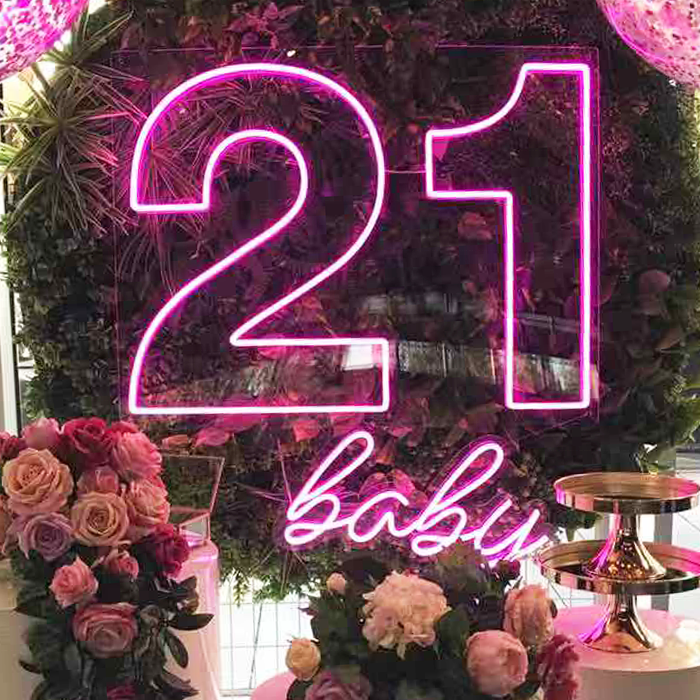 2021 неоновая светодиодная вывеска oh baby для помещений или улицы на заказ, светодиодная акриловая неоновая вывеска для дня рождения, неоновая вывеска