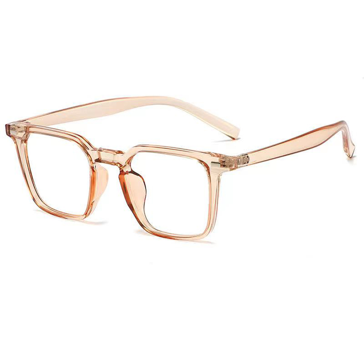 Trendy brand designer square optical frame blue light blocking spectacle frame TR90 computer eyeglasses
