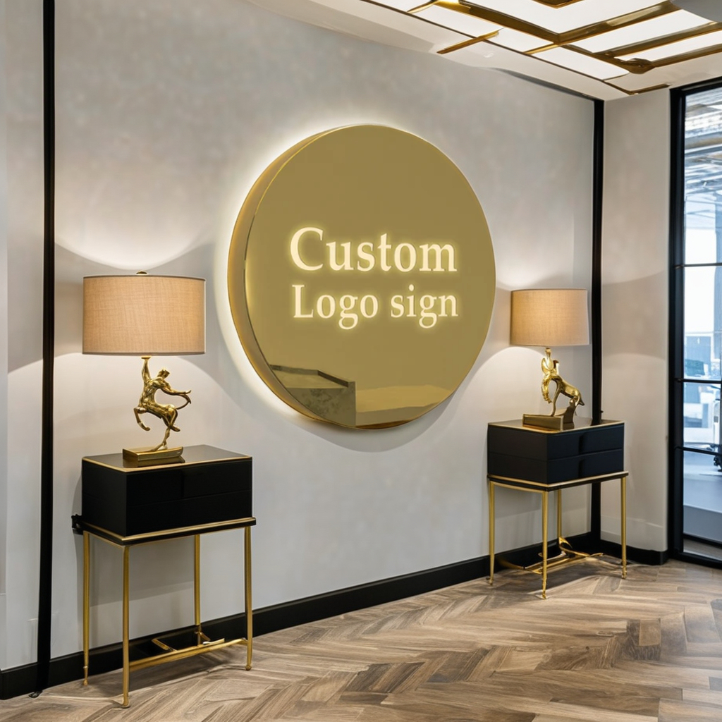 Custom Office 3D Metal Signs Led Luminous Illuminated Letter 3D Letter Beauty Studio Sign Channel Letter Sign