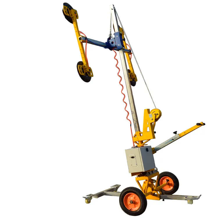 200kg suction vacuum glass lifter Trolley Manual Glass Lifting Equipment