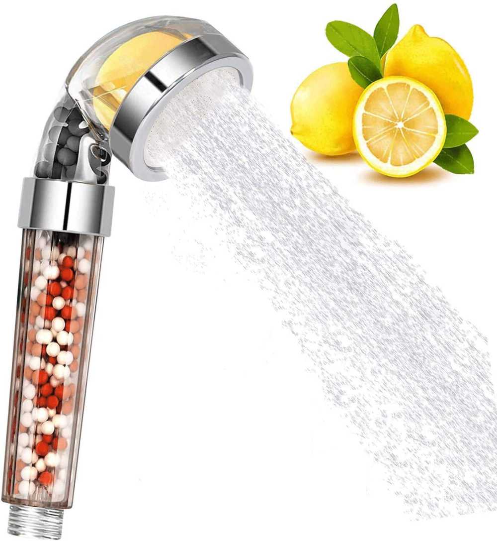 Hot sale ionic vitamin C filter chrome shower head ionic filter with filter element