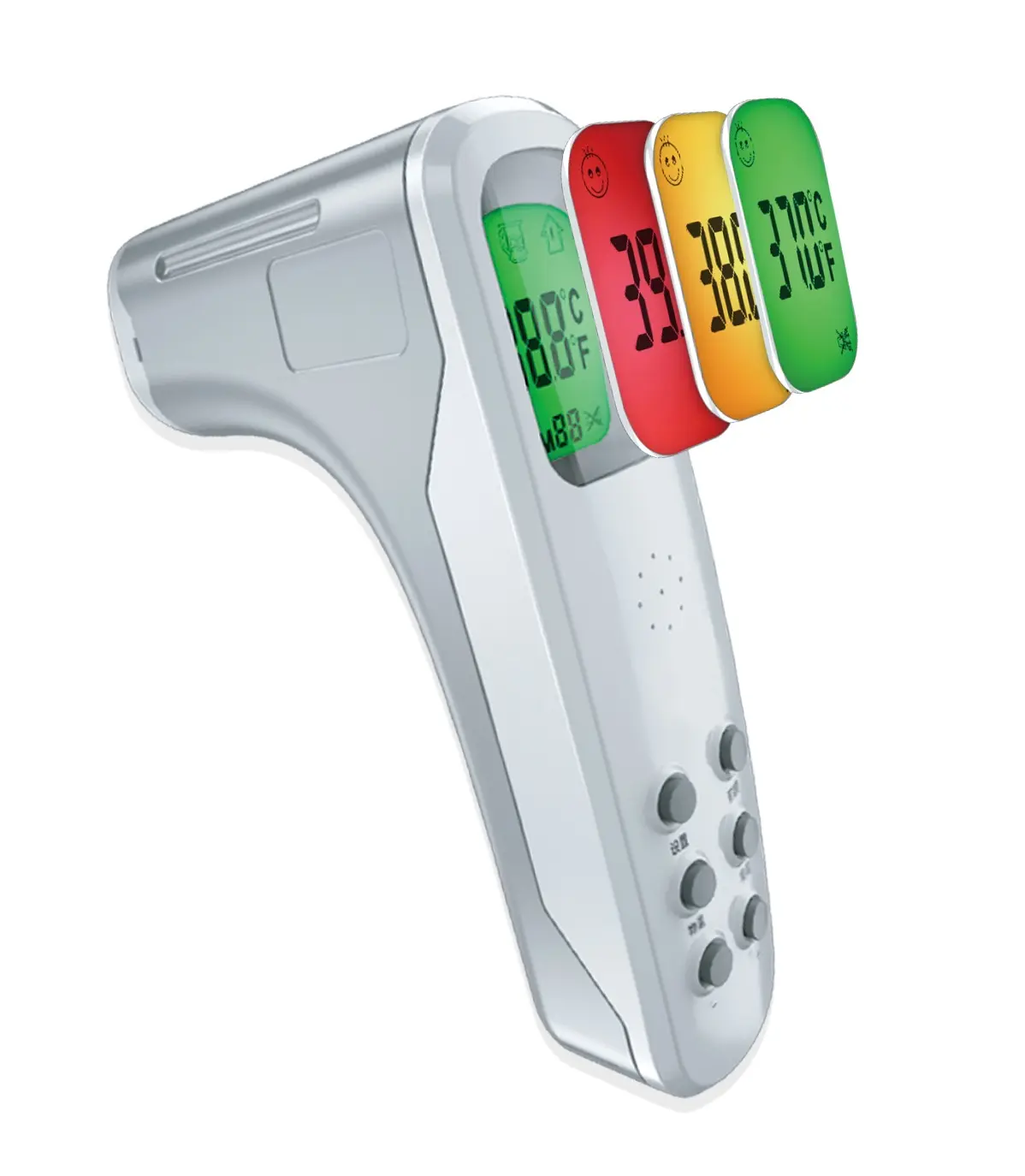 Говорящий цифровой электронный термометр, инфракрасный бесконтактный термометр для лба