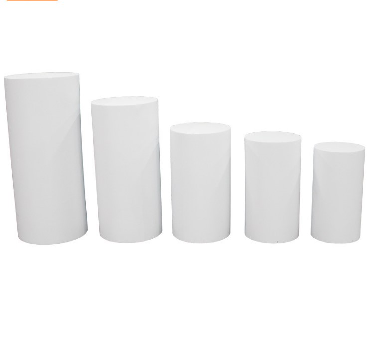 White acrylic perspex plinth