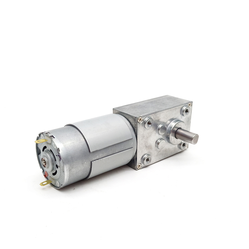 Worm gear dc brush motor high torque good performance 12v gearbox motor