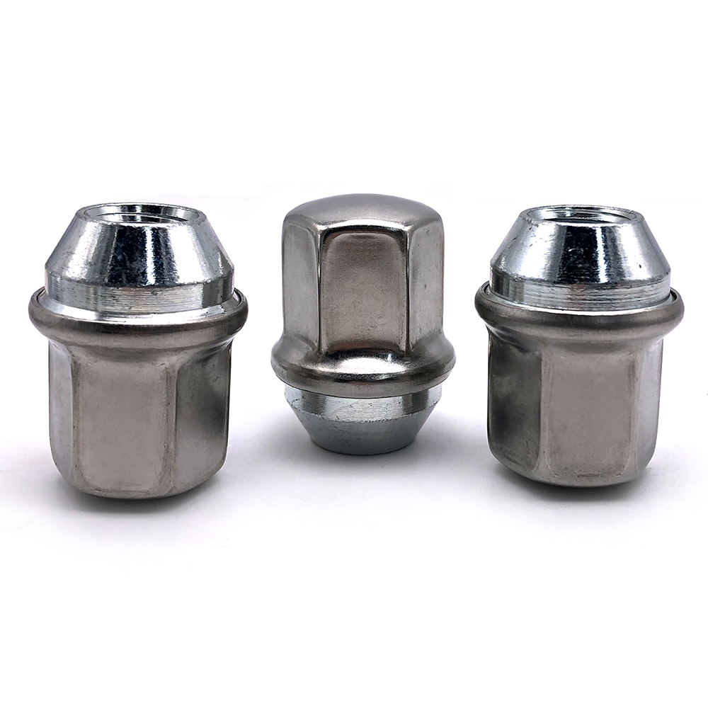 China Custom High Strength Gr5 Titanium Auto Wheel Nut 17 Acorn Chrome Plated Steel M14X1.5 M12 Conical Seat Car Wheel Lug Nuts