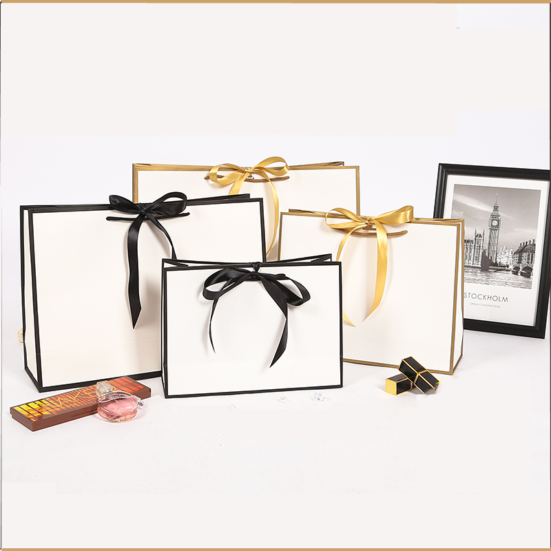 high quality Custom Design Shopping Paper Bags With Your Own Logo gift paper bags