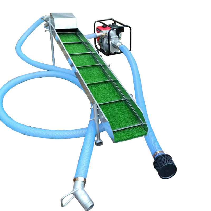 Portable 2.5-Inch Small Dredging Equipment Gasoline Engine Sand Gold Mineral Washing New Condition Gold Mine Chute Separator