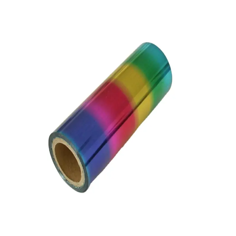 High Quality Washable Hot Stamping Rainbow Foil For Fabric/ Garment