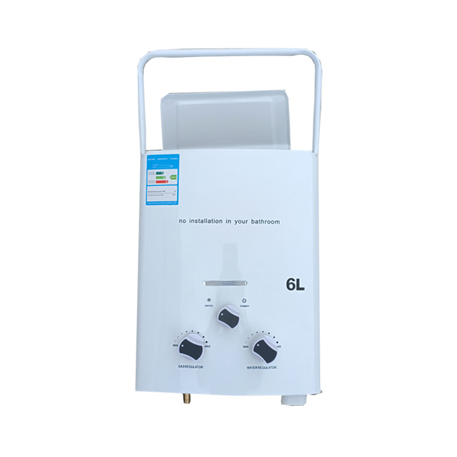 6L the special outdoor water heater for liquefied gaas portable RV starts at low water pressure and zero water pressure