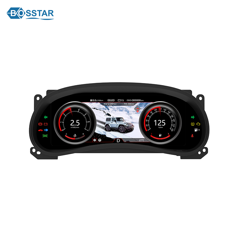 Автомобильный кластер-спидометр для Jeep Wrangler 9,1-2011, Android 2017, ЖК-дисплей для приборной панели автомобиля, GPS, медиа-функция