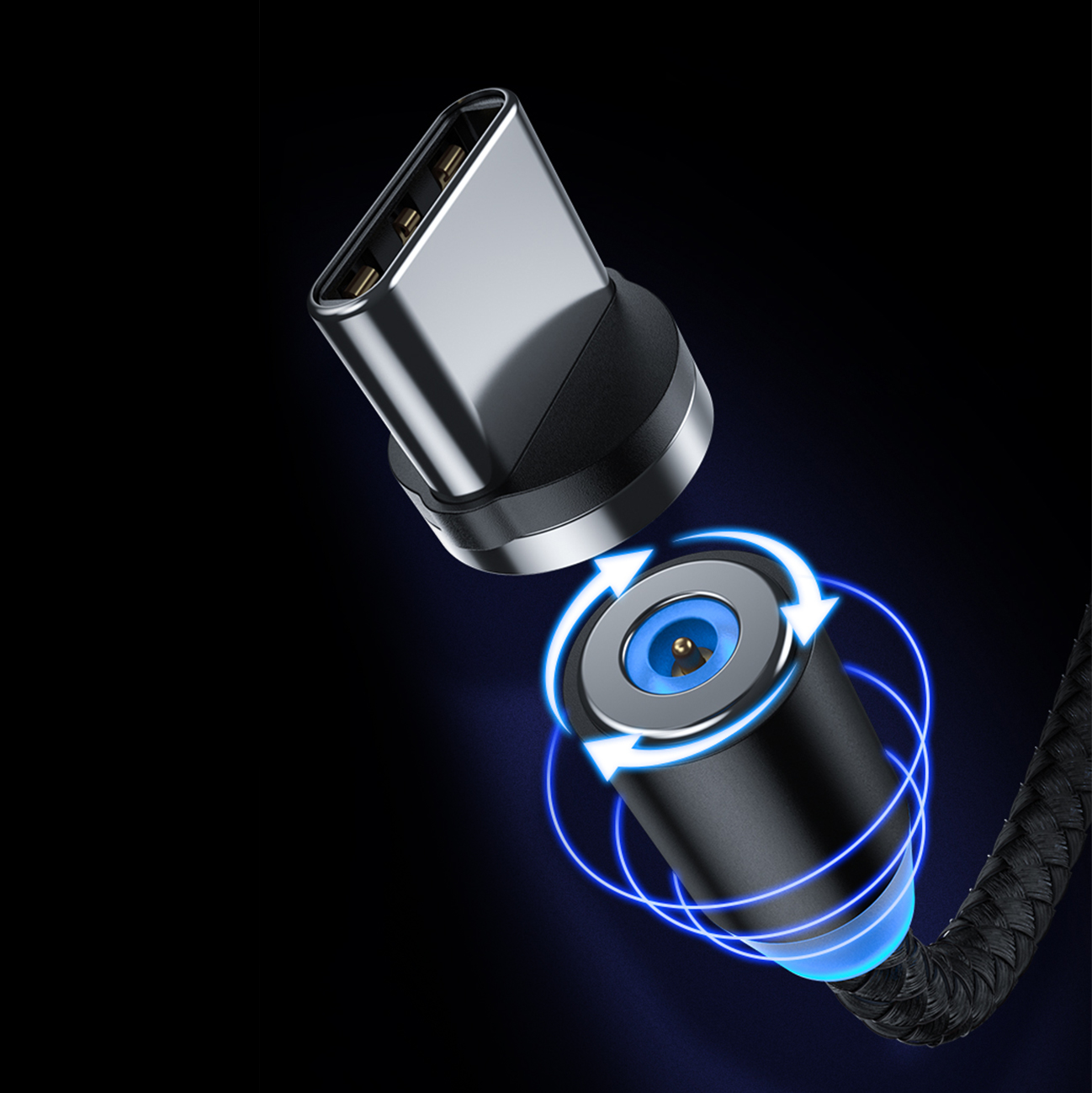 Devia Магнитный 5V 2.1A быстрой зарядки с эффектом приближения c зарядкой Micro-Usb Стандартный кабель для передачи данных 1m 3ft Кабель с разъемом типа c Usb из алюминиевого сплава с нейлоновой медный кабель