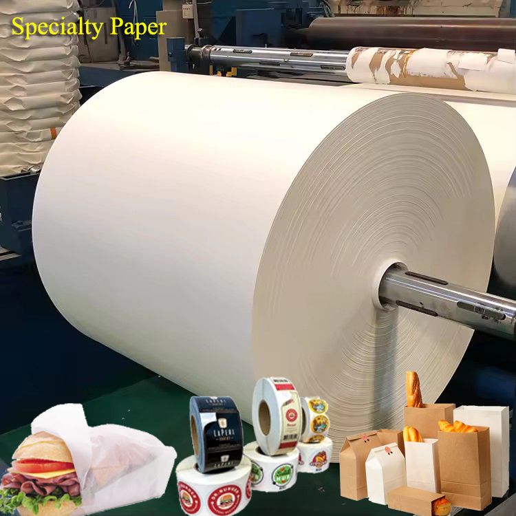 High quality PE coated paper large roll silicone Paper Die Cutting release paper