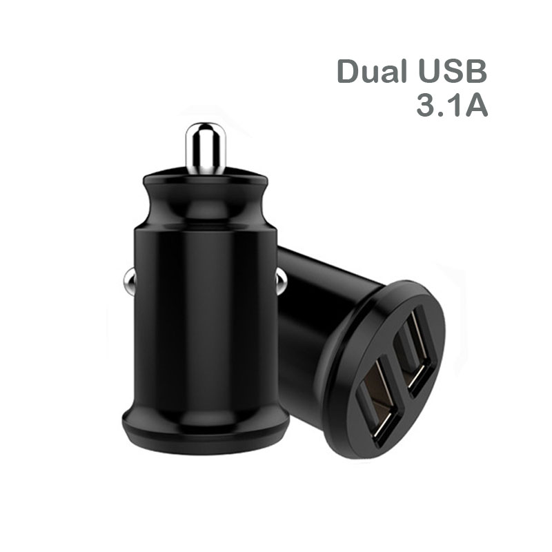 Автомобильное зарядное устройство Mini Dual Usb 5 в 3,1 а для быстрой зарядки