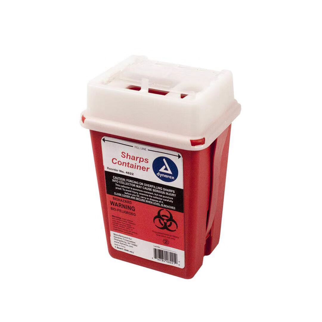Good quality sharp container disposable plastic waste bin 1L sharp container