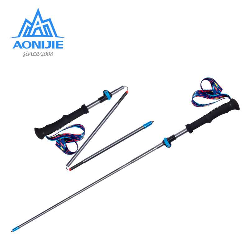 AONIJIE E4205 слитный легкий складной быстросъемный Треккинговый полюс, походная тропа, Беговая тропа, трость из углеродного волокна