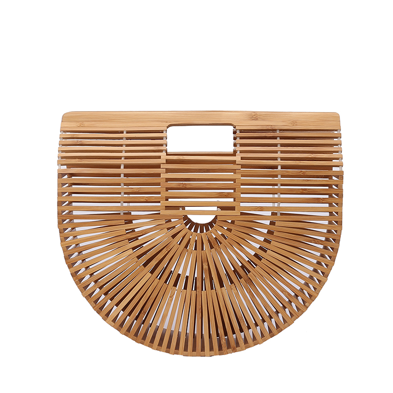 2021 Fashion New High quality Women's Designer Bamboo Weave Straw Beach Handbag