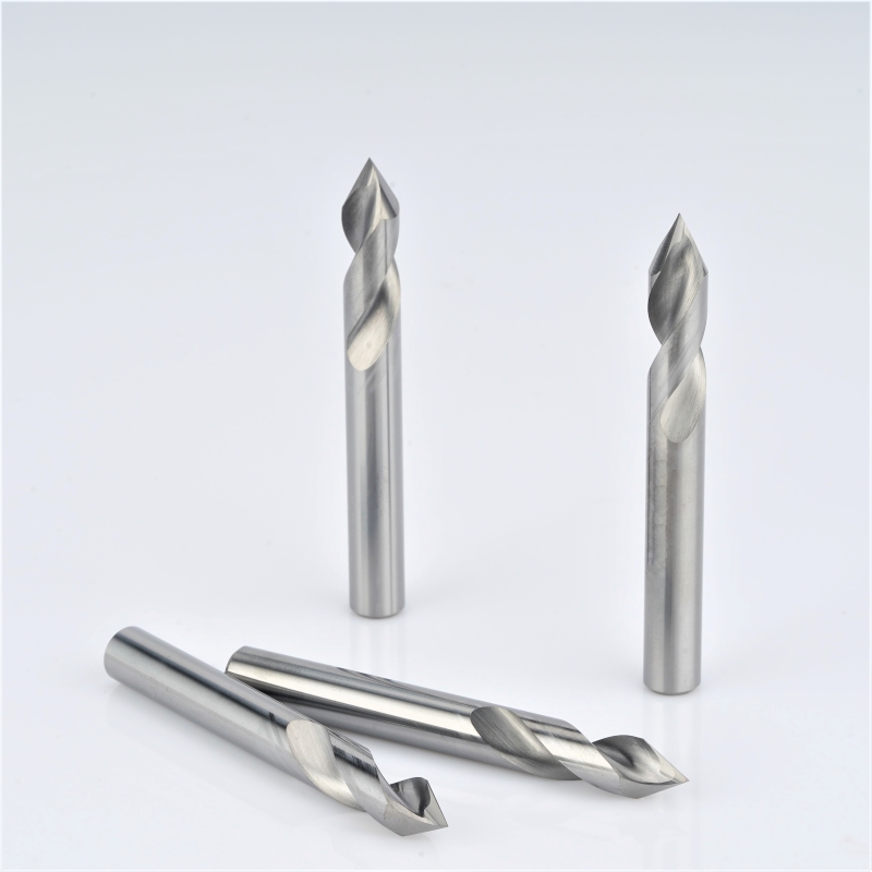 Hei Chow CNC Tungsten Carbide Spotting Drills 60 90 120 degree for metal holemaking