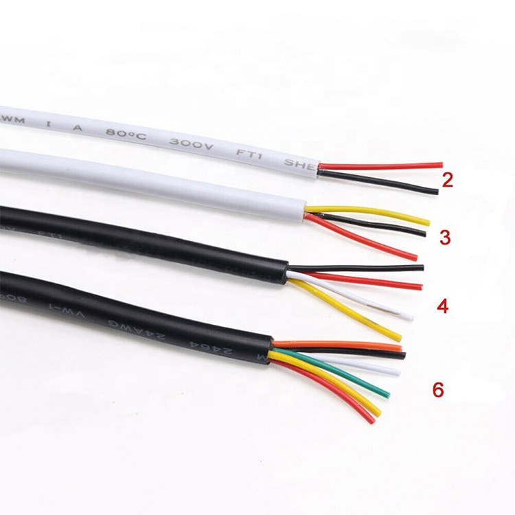 Медный провод ПВХ изолированный 4C28AWG звуковой кабель регулировки громкости из Китая