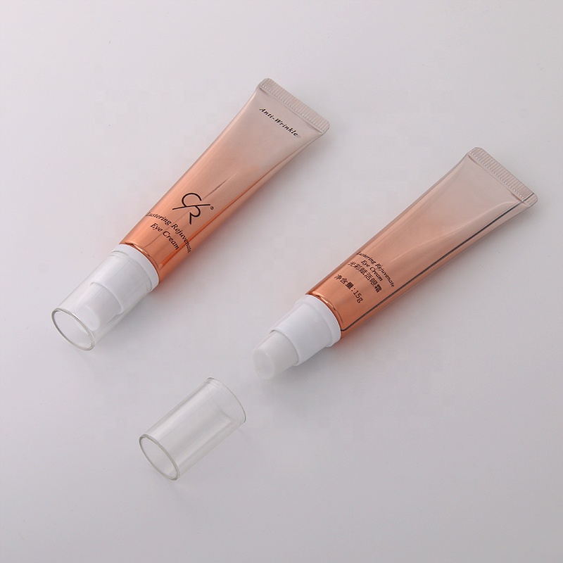 15ml Mini Airless Pump Tube Eey Cream Tube Empty Lip Gloss Packaging Tube Container Lip Balm Containers
