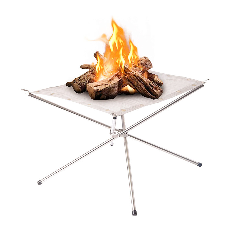 16.5 inch portable Firewood Burning Stand outdoor camping fireside portable popup fire pit