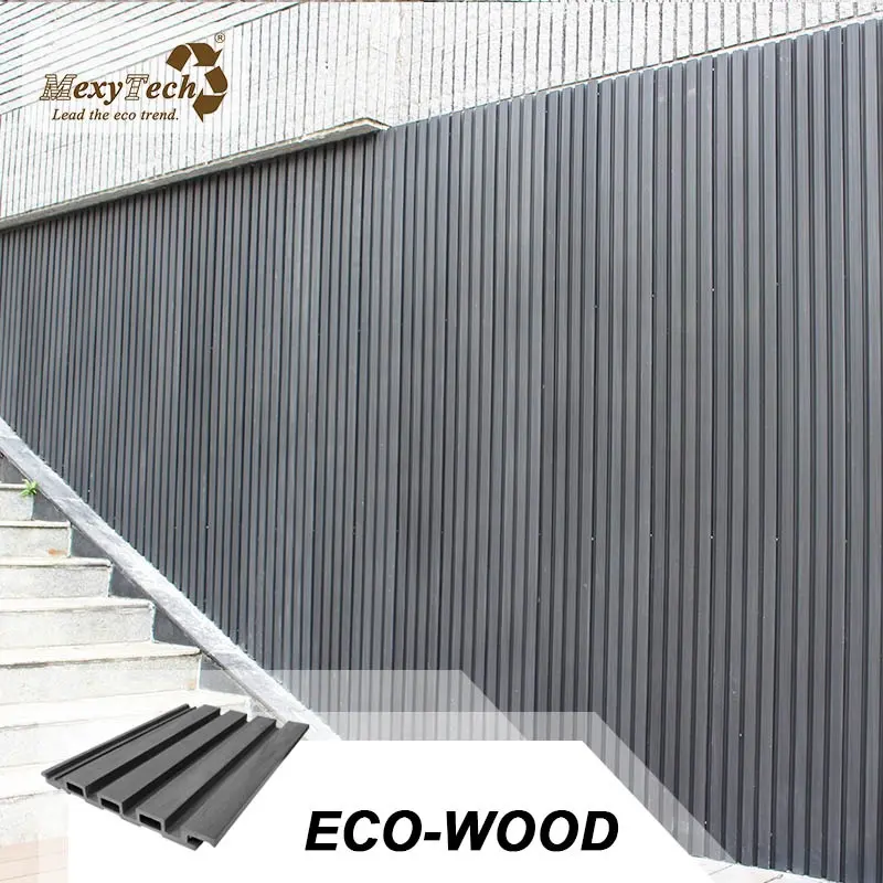 Exterior panel modern construction materials easy install wpc wall cladding