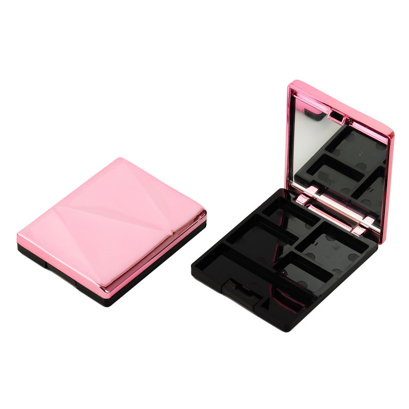 wholesale pink square eyeshadow case