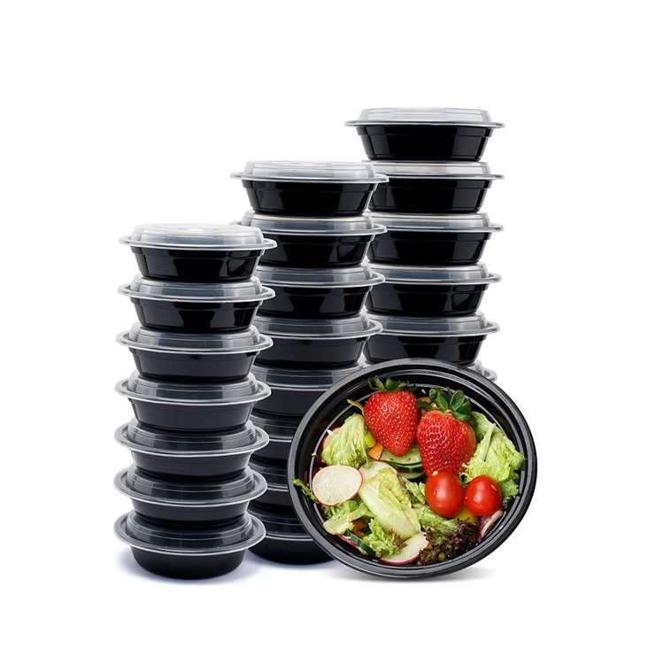 Eco Friendly Rectangular PP Microwave Disposable Takeaway Plastic Food Containers