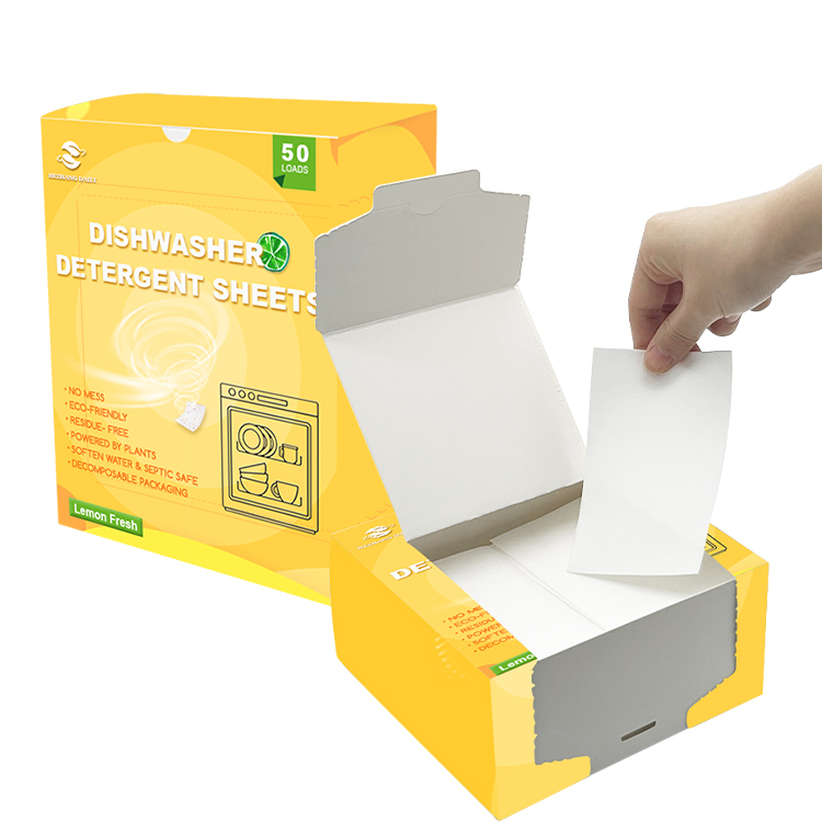 New Design Dishwasher Sheets No Residue Dishwasher Cleaning strips For Dishwashers